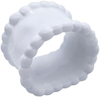 Valentines Beaded Napkin Rings Set