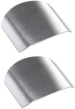 ReNext 2-PACK stainless steel finger guards for cutting slicing and protecting