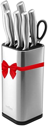 Laxnis World Universal Stainless Steel Knife Block