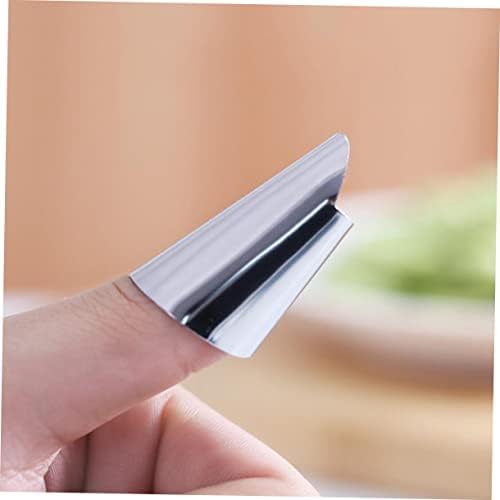 GOOHOCHY 5pcs Finger Protector Cutting Tools for Nuts and Vegetables
