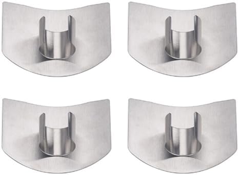 Stainless Steel 4-Piece Cutting Guards for Kitchen Dicing Slicing