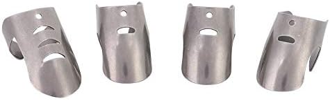 Noennull Stainless Steel Finger Guards Protect Hands While Cooking Eating