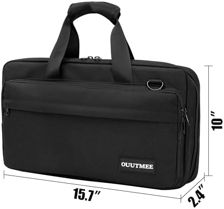 OUUTMEEChef Knife Bag for Professionals 25 Total Pockets Kitchen Utensils Organizer
