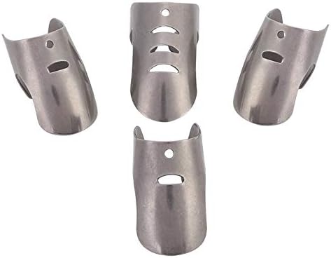 Noennull Stainless Steel Finger Guards Protect Hands While Cooking Eating