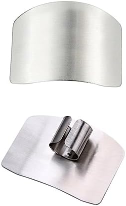 Stainless Steel Cutting Finger Protectors - 5 Piece Set