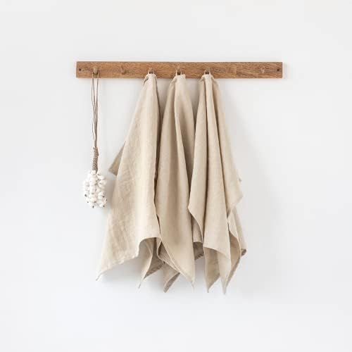 Perfect Linen Tea Towels Set of 3 Soft Eco-Friendly Daily Use