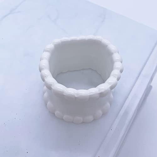 Valentines Beaded Napkin Rings Set
