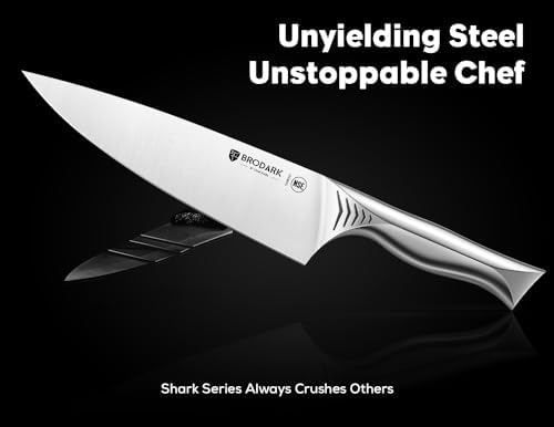 BRODARK Shark Series 15-Piece Kitchen Knife Block Set