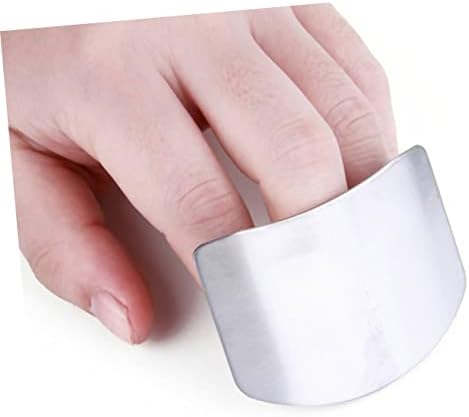 Stainless Steel Cutting Finger Protectors - 5 Piece Set