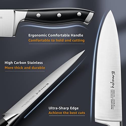 Manual 18-Piece German Stainless Steel Knife Set