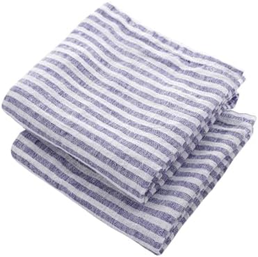 All Cotton and Linen Blue Kitchen Towels
