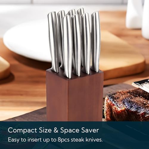 55-inch Steak Knife Block Holder - Protect Your Knives Compact Stylish Design