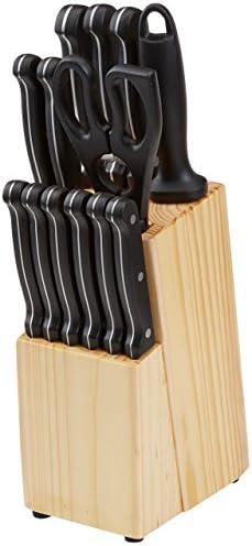 14-Piece Kitchen Knife Set with Knife Block