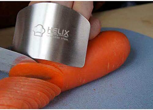 3-Piece Stainless Steel Finger Guards for Safe Kitchen Cutting