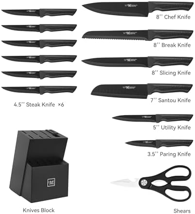 Hundop 15-Piece Knife Set