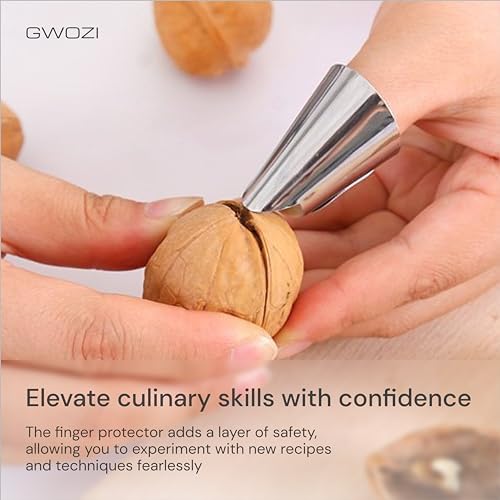GWOZI Stainless Steel Finger Protector Kitchen Safety Set