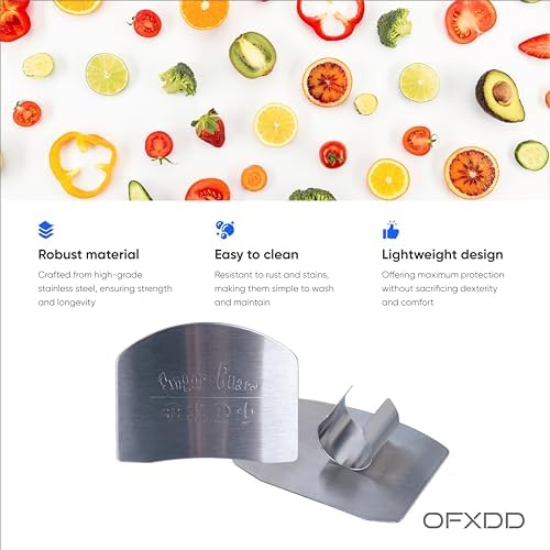 Stainless Steel Knives with Precision Guards for Safe and Efficient Cooking
