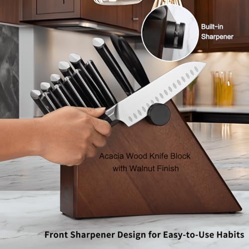 15-Piece Sharp Knife Set for Home Cooking