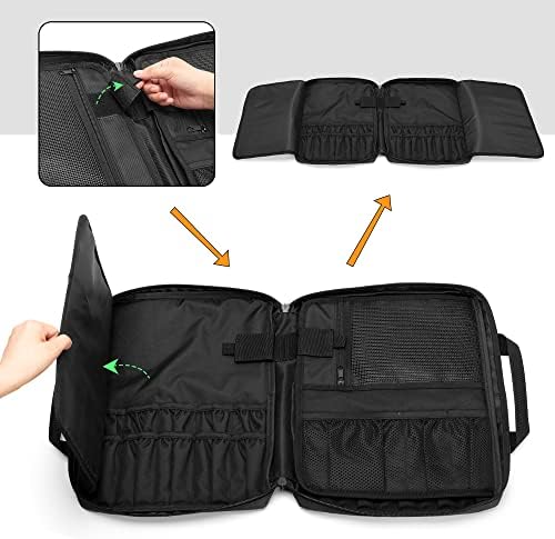 Samdew Chef Knife Bag with 20 Slots and Lockhole 1