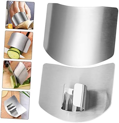 12 Pcs Stainless Steel Finger Guard Chopping Boards