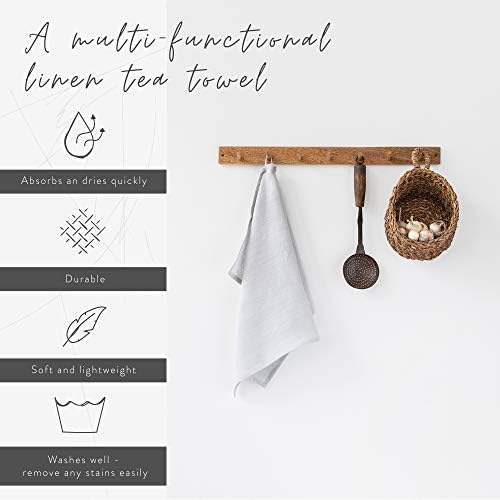 Perfect Linen Tea Towels Set of 3 Soft Eco-Friendly Daily Use