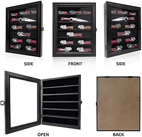 Ultimate Knife Display Case with HD Glass Shelves