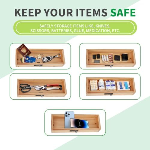 Safe Kitchen Knife Storage Box for Kids