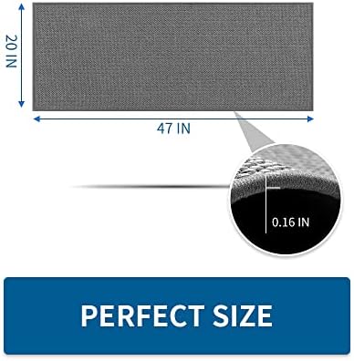 MontVoo Anti-Slip Kitchen Mat - Fits 20x47 Washable Durable