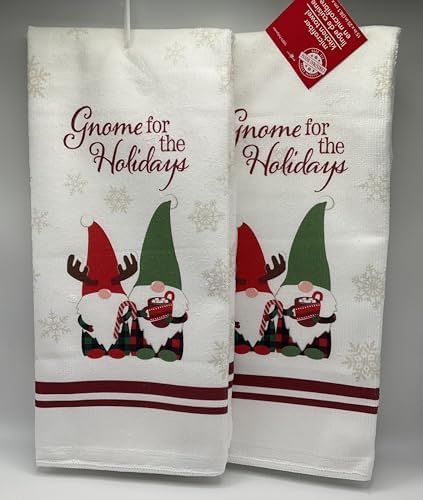 HOLIDAYS Christmas Gnome Dish Towels