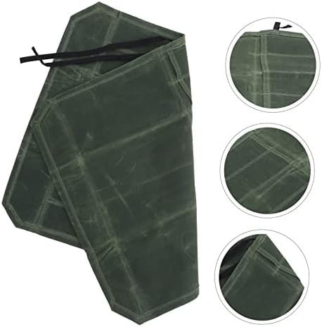 SHOWERORO Waxed Canvas Roll Tool Bag for Professional Chefs Kitchen Experts