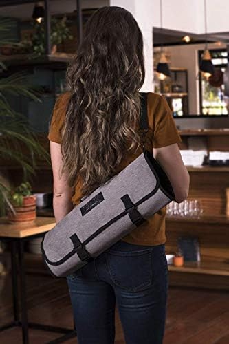 Asaya Chef Knife Roll Bag - 20 Pockets - Durable Stain Resistant nylon