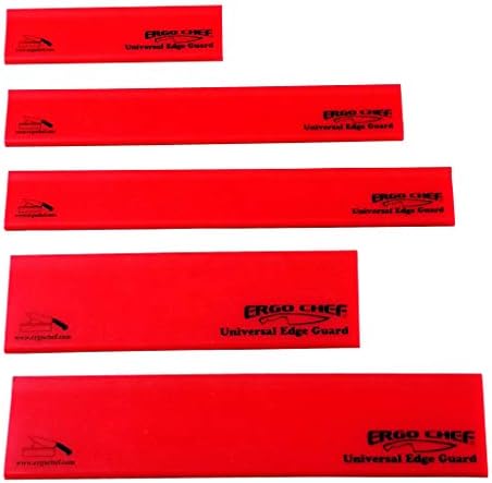 Ergo Chef 5pc Universal Knife Edge Guard Set Red