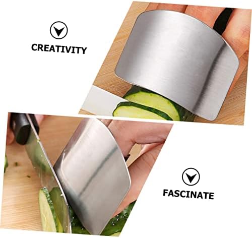 12 Pcs Stainless Steel Finger Guard Chopping Boards