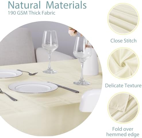 Elegant 60x84 Tablecloth for Holidays