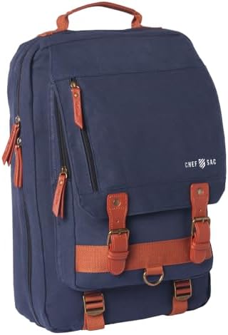 Sturdy Retro Chef Backpack With Kitchen Gadgets