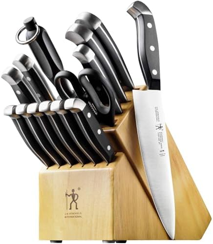 HENCKELS Premium 15-Piece Knife Set with Professionals Choice