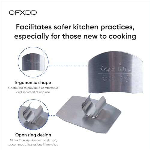 Stainless Steel Knives with Precision Guards for Safe and Efficient Cooking