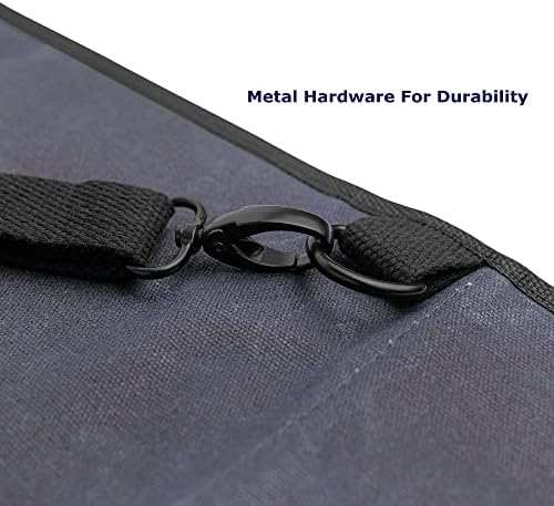 Knives in a Knife Roll Bag Navy Blue
