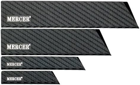 4-Piece Mercer Knives Guard Set Black Felt Lined