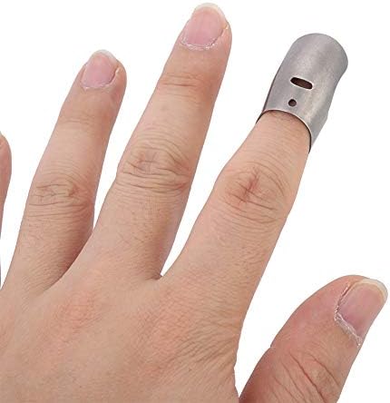 Noennull Stainless Steel Finger Guards Protect Hands While Cooking Eating
