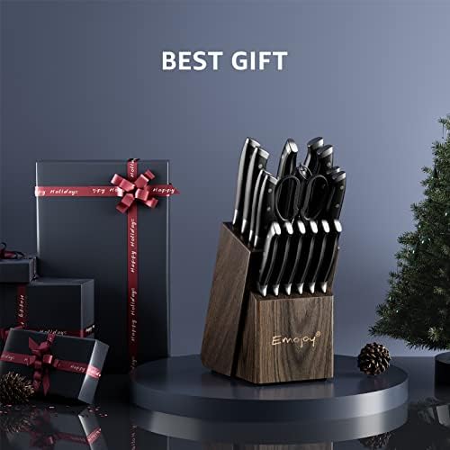 Manual 18-Piece German Stainless Steel Knife Set
