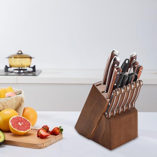 10-Piece Kitchen Knife Block for Organization