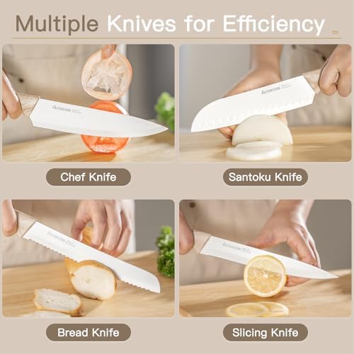 Astercook 13-Piece Kitchen Knives Set