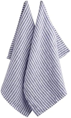 All Cotton and Linen Blue Kitchen Towels