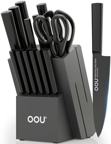 15-Piece Kitchen Knife Block Set