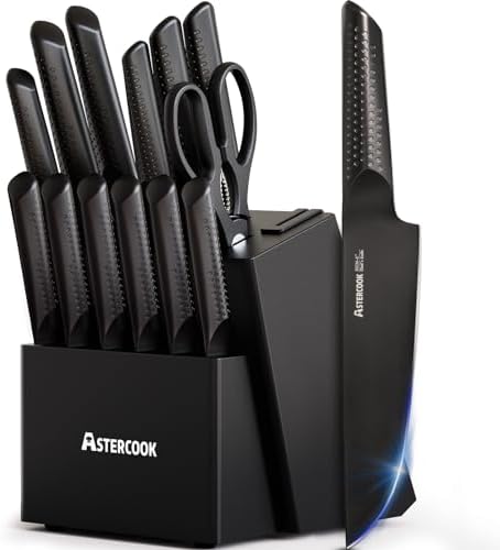 Astercook Premium Knife Set Transform Your Kitchen with 15-Piece Collection