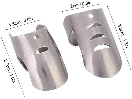 Noennull Stainless Steel Finger Guards Protect Hands While Cooking Eating