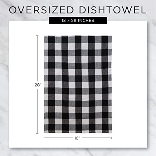 100 Cotton Oversized Holiday Dish Towels 18x28