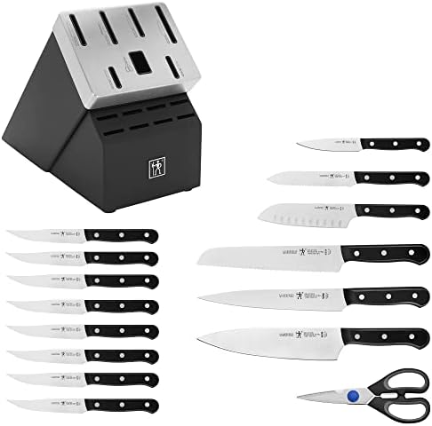 16-Piece Solution Razor-Sharp Knives Block Set