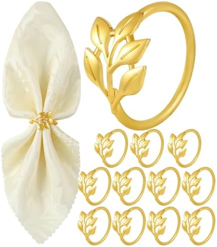 Monkkino Gold Napkin Rings